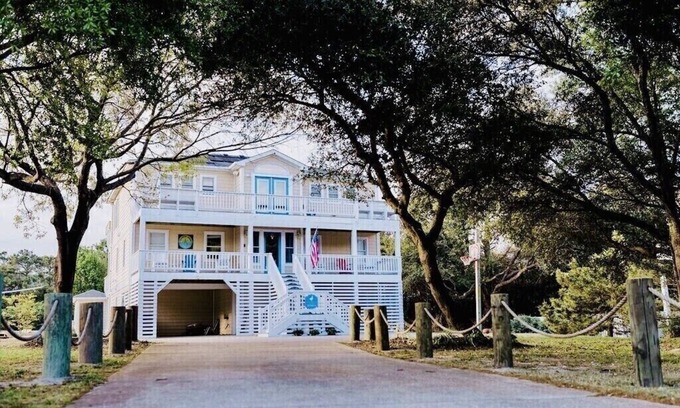 Sea Acres Casa | Welcome home! 4100 sq ft, Pool, Fully stocked house near Downtown Duck and ocean
