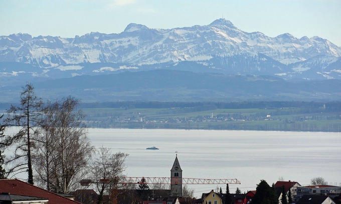 Meersburg Apartamento | Habitación grande de 3 Apartamento con excelente lago y vistas alpinas
