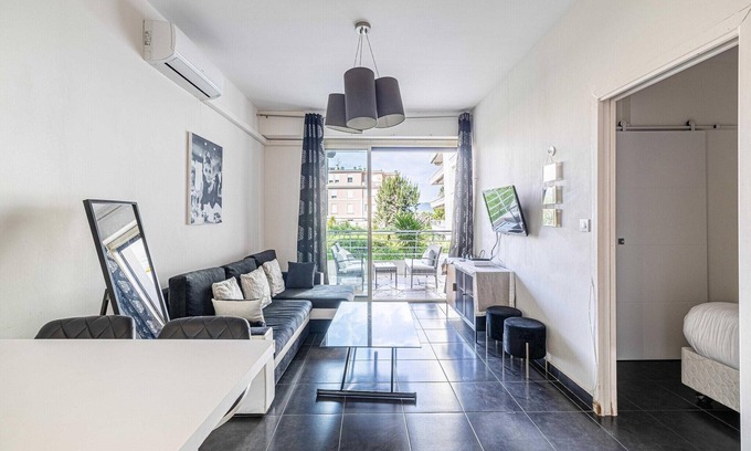 Pointe Croisette Apartamento | Apartamento acogedor - 1hab/4p - Croisette