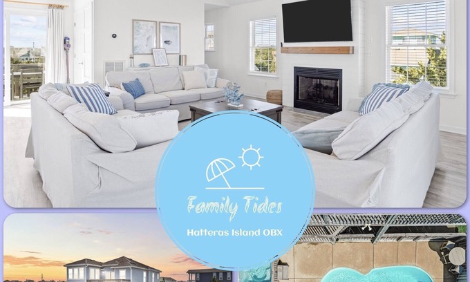 Avon Casa | Welcoming Beach House with Private Pool and Hot Tub