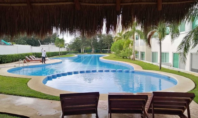Puerto Juarez Apartamento | Departamento bien equipado y a minutos de la playa