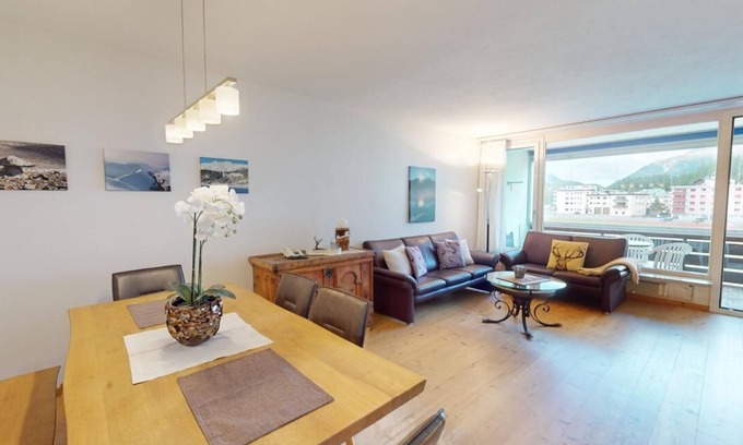 Sankt Moritz-Bad Apartamento | Well-kept holiday apartament house in a prime location in St.