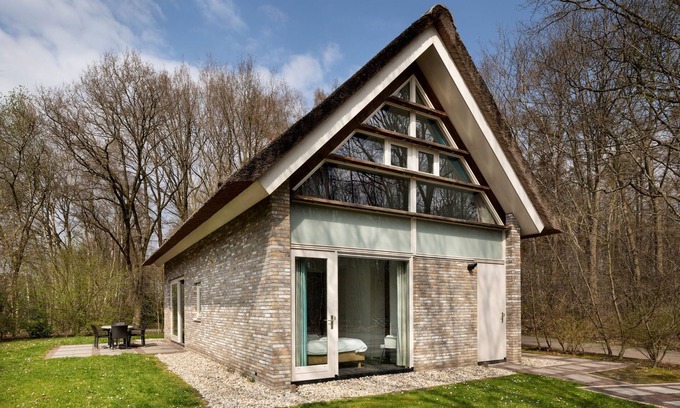 Ruinen Villa | Villa con techo de paja cerca de Hoogeveen