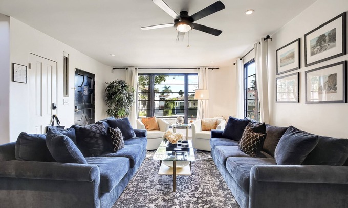 West Beach Casa | West Beach Villas 3 & 4 - Two villa rental (entire property) - 2 blocks to beach and State St.