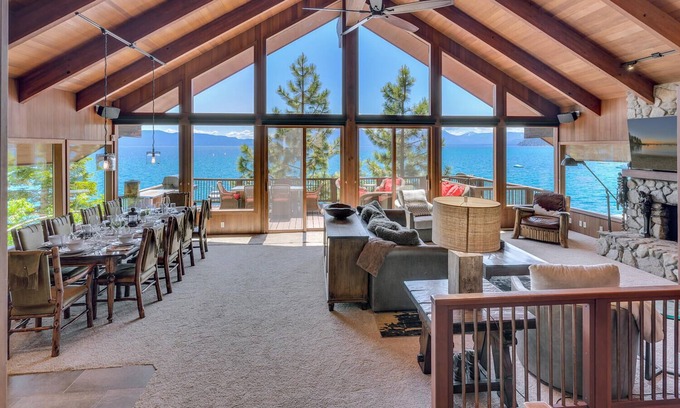 Meeks Bay Casa | West Shore Lakefront with Stunning Panoramic Views