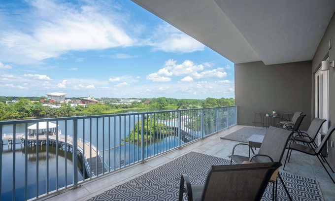 Panama City Beach Condominio | Wharftown Retreat - 8ppl
