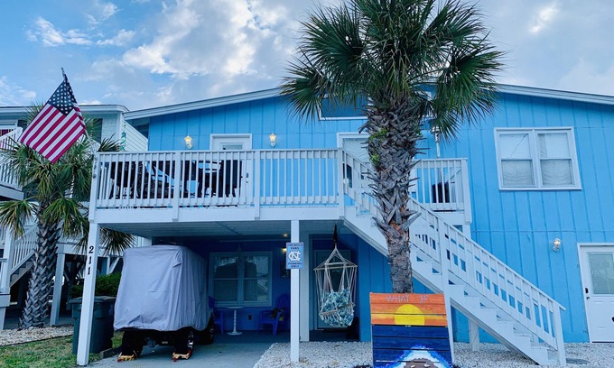 North Myrtle Beach Casa | What If Beach House Lower Flr | 250 Steps To Beach