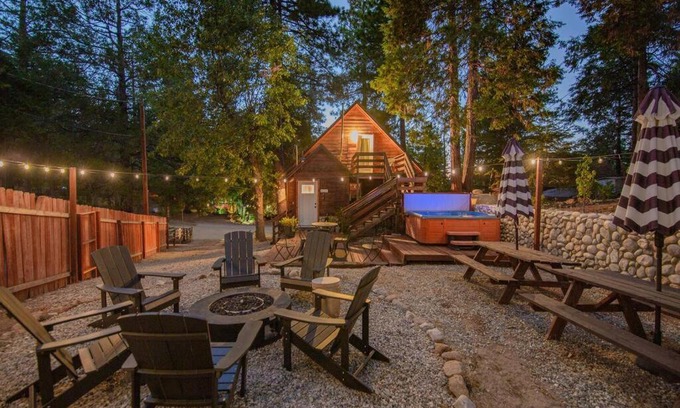 Pine Cove Casa | Whimsical Cabin In The Woods with Spa, Fireplace and Pet Friendly
