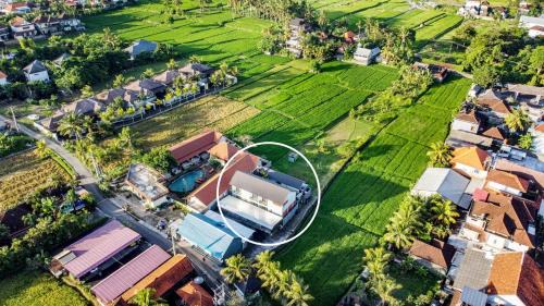 Peliatan Casa | White-Blue House 2 - Pvt Room, Shared Pool&Kitchen