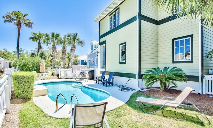 Sunnyside Casa | "White Caps Inn" Hermosa casa en Carillon Beach con piscina privada. Duerme 13.