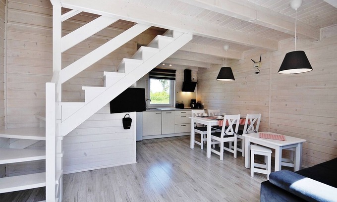 Grzybowo Casa | El "White Cottage Lux" de nueva construcción, Grzybowo en Um Kolberg, 1-6 personas