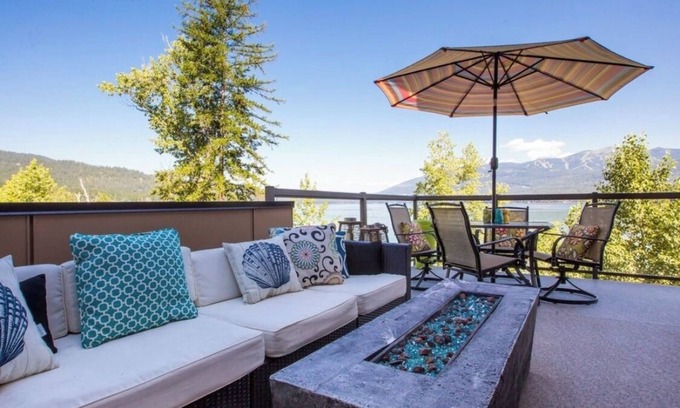Whitefish Condominio | Whitefish Lakefront 3 BR Penthouse, 5 min from downtown, view of Big Mountain