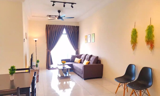 Johor Bahru Apartamento | WI-FI Cozy 2BR CityView Paradigm