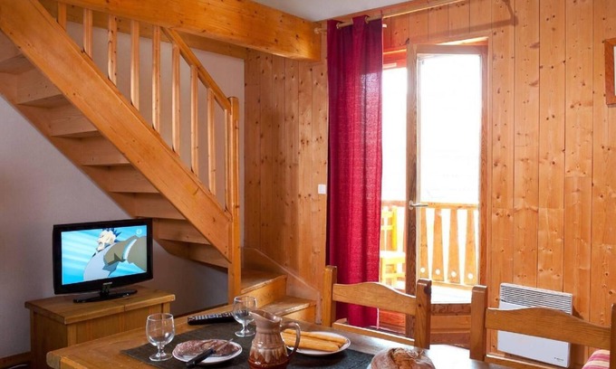 Saint-Sorlin-d'Arves Apartamento | Wifi, fitness, piscina, terraza, balcón, parking, 40-45m², Saint Sorlin d'Arves