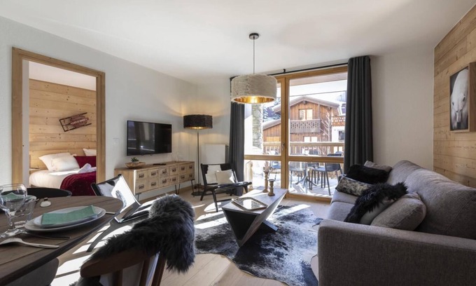 Les Deux Alpes Apartamento | Wifi, fitness, sauna, hammam, terraza, balcón, parking, tv, local para esquís, 74m², Les 2 Alpes