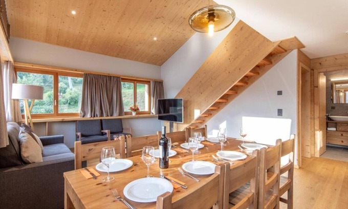Vercorin Apartamento | Wifi, ski-in/ski-out & foot of the slopes, sauna, hammam, tv, ski locker, 94m², Vercorin