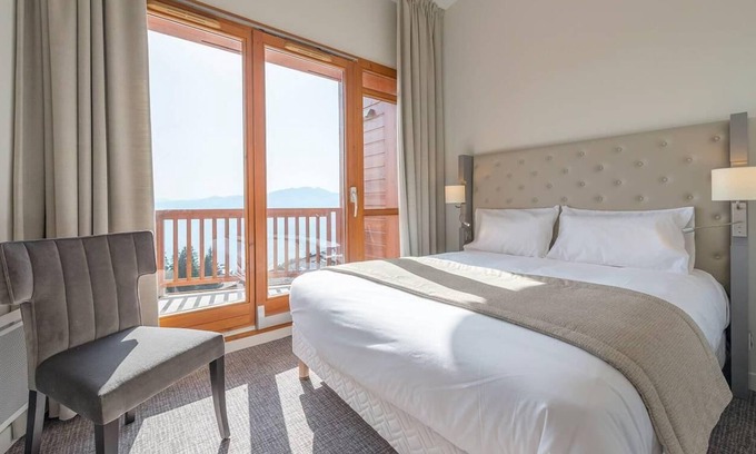 Arc-1800 Hotel | Wifi, al pie de las pistas de esquí, sauna, hammam, balcón, tv, local para esquís, 55m², Les Arcs