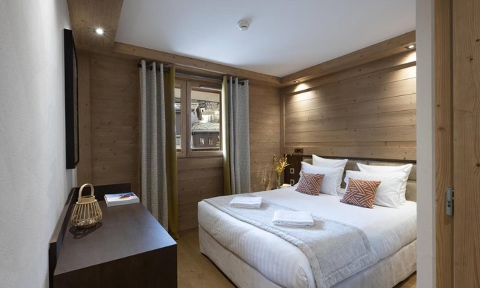 Les Avanchers-Valmorel Apartamento | Wifi, centro estación, fitness, piscina, balcón, parking, tv, local para esquís, 100m², Valmorel