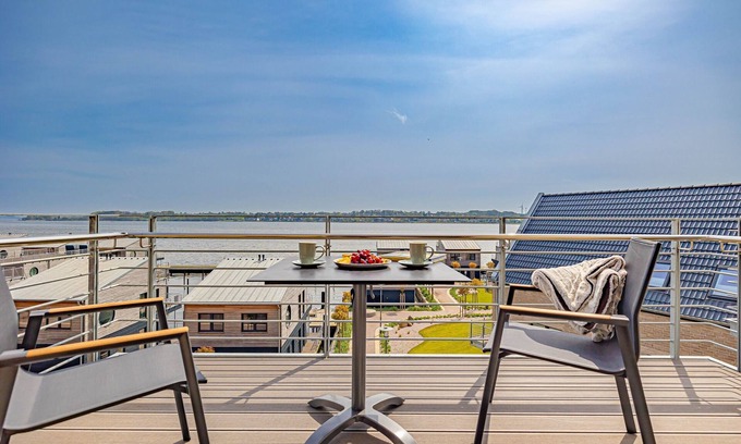 Schleswig Apartamento | Wiking-koje 11 - Aufzug, Dusche, Balkon, Waschmaschine, Parkplatz