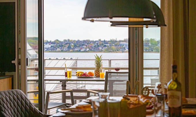 Schleswig Apartamento | Wiking-koje 3 - Aufzug, 1. OG, Fußbodenheizung, Dusche, Waschmaschine, Balkon
