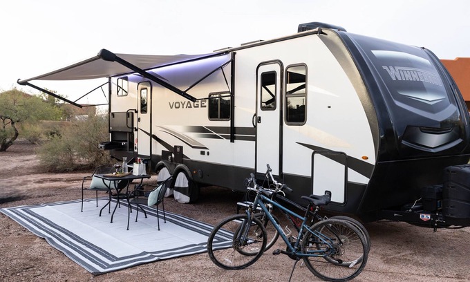 Rio Verde Foothills Casa | Wild Cactus Glamping - Stationary RV, prime location between rural and city life