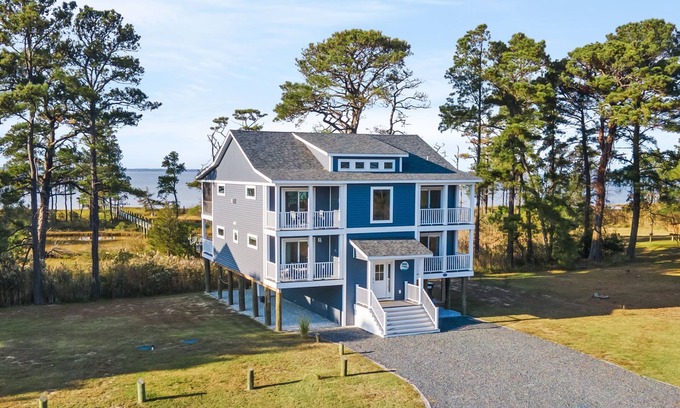 Chincoteague Casa | Wildcat Haven - Waterfront; Phenomenal views!