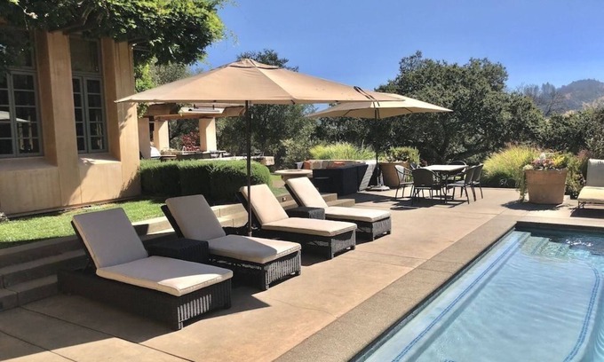 Santa Rosa Villa | Wine Country Villa and Vineyard with Pool & Hot Tub.