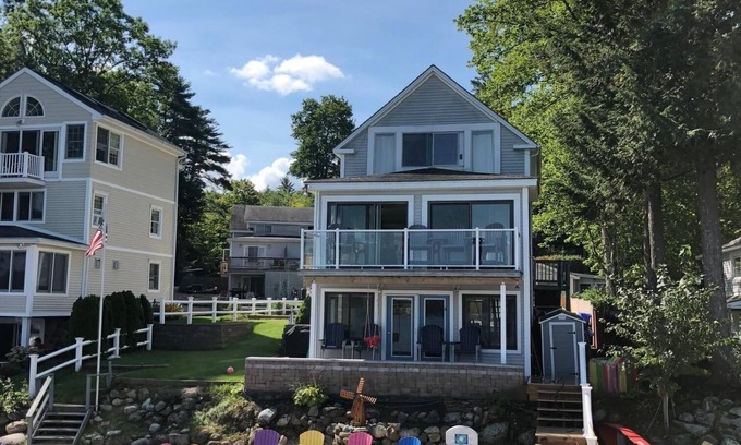 Gilford Casa | Winnipesaukee Casa de vacaciones para toda la familia con playa privada y muelle