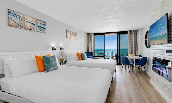 Myrtle Beach Condominio | Cozy Oceanview Suite w/ Full Kitchen