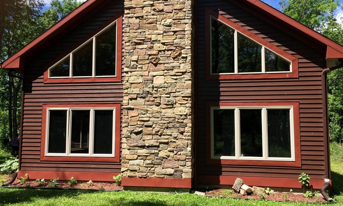 Luck Cabina | Lakehome de lujo de Wisconsin, Bone Lake, Condado de Polk de Wisconsin con licencia # 76778