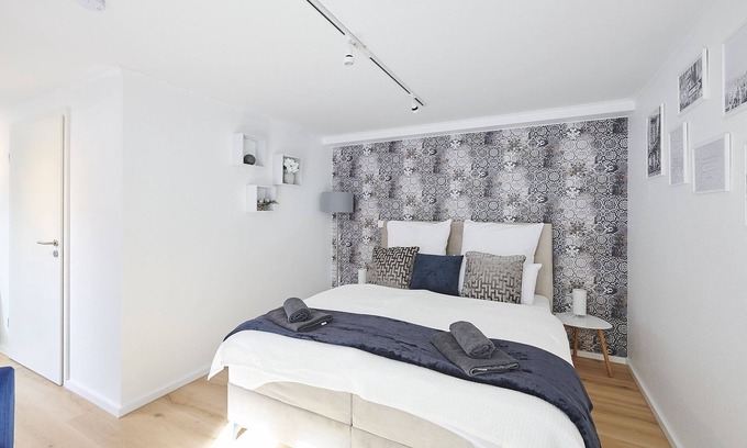 Holtensen Apartamento | Wohnträumerei Design Apartment mit Netflix, kostenloses Wlan, Boxspringbett