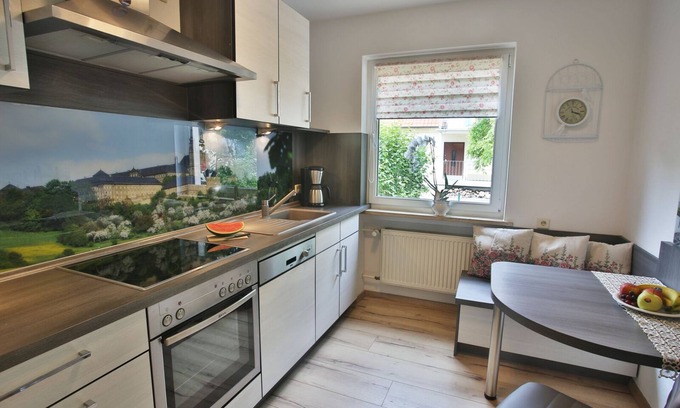 Staffelstein Apartamento | Apartamento (60m²) en la planta baja con terraza y jardín.