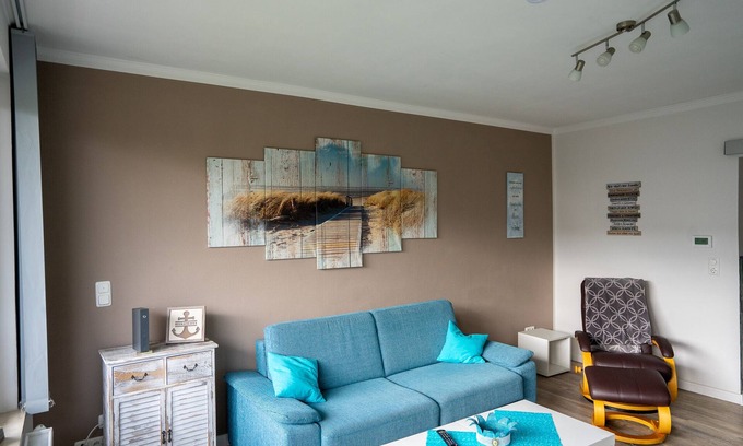 Busum Apartamento | Wohnung Heimathafen im Erlengrund mit Balkon für bis zu 4 Personen