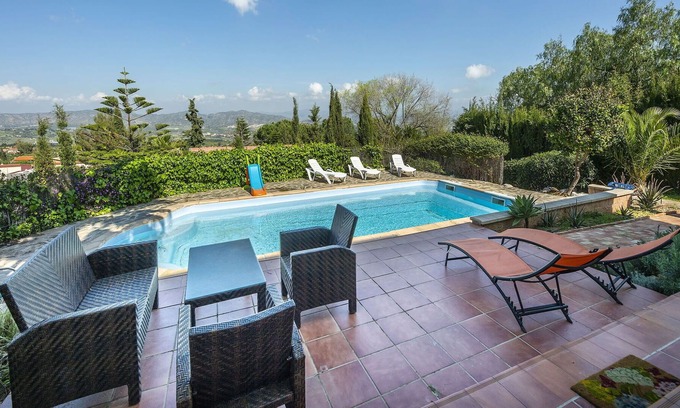 Pinos de Alhaurin Casa | Casa de vacaciones privada con piscina privada, WIFI, A/C, TV, terraza, vista panorámica