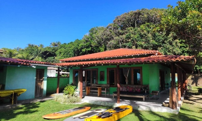 Cumuruxatiba Casa | Wonderful face on the sand in Cumuruxatiba, Rio do Peixe Pequeno.
