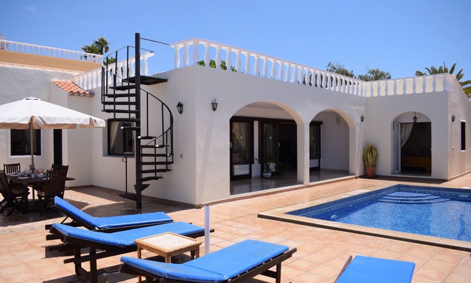 Callao Salvaje Villa | Maravillosa villa independiente, 3 dormitorios, 3 baños, piscina climatizada, Costa Adeje