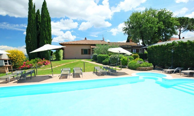Po' Bandino Villa | Casa de vacaciones privada con piscina privada, WIFI, TV, patio, vista panorámica, aparcamiento