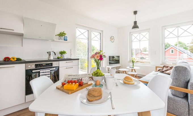 Ostseebad Prerow Apartamento | Wonderful new building in a quiet one-way street in Prerow for 2-4 persons.