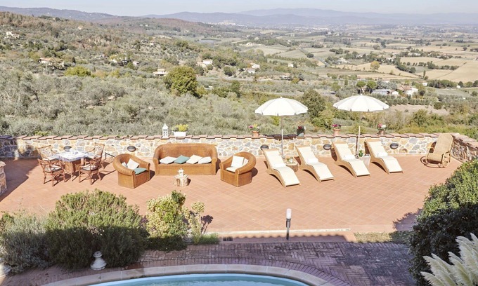 Lucignano Casa | Casa de vacaciones privada con jacuzzi, piscina privada, A/C, WIFI, TV, terraza, aparcamiento