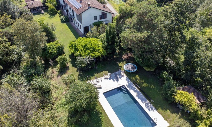 Cortazzone Casa | Preciosa casa de vacaciones con piscina privada, TV, patio, vista panorámica, aparcamiento