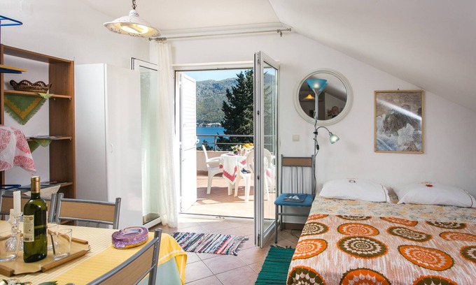 Zaton Apartamento | Maravillosa vista a toda la bahía de Zaton