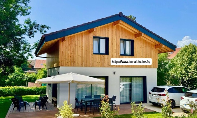 Sciez Chalet De Esquí | Wooden chalet 3 bedrooms - 8 pers - Near the beach - Weekly rental