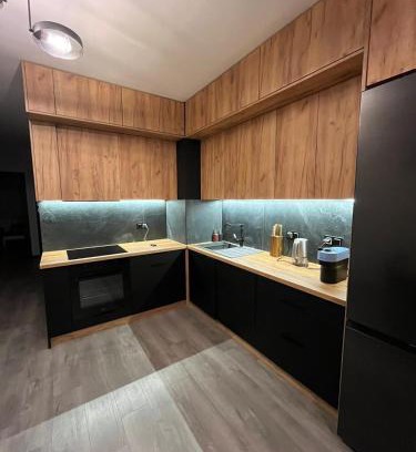 Wlochy Apartamento | WORKATION Centre Airport Boutique Designer Bath, 3-4 days best offer, Kitchen, Balkony, Aircon