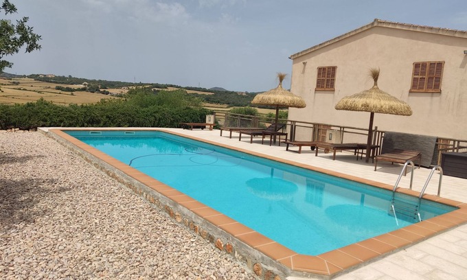 Manacor Cabaña | PISCINA PRIVADA.BONITAS VISTAS.INTERNET.BARBACOA.OFERTAS .FAMILIA.PAREJAS.RELAX
