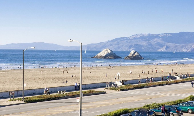 Outer Richmond Condominio | WOW! DIRECT OCEAN VIEW, Parking, Balcony , Across from Beach, UPDATED appliances