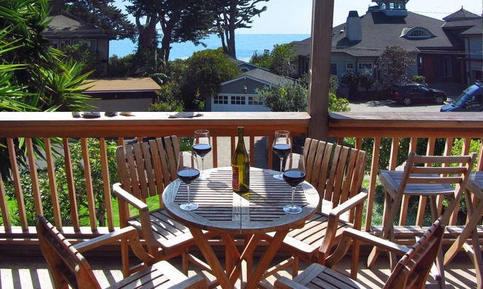 Carpinteria Casa | ¡Sé asombrado!Vista al mar, tarifas especiales de otoño Casa de ensueño de Rincon Point, pasos a la playa