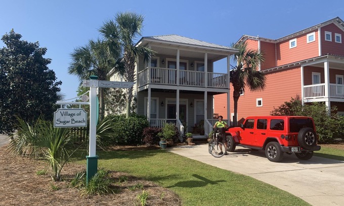 Village of Sugar Beach Casa | 'Wrigley's Field' ... Nuestra encantadora playa de Seagrove 3 BR / BA @ 1 milla de Seaside