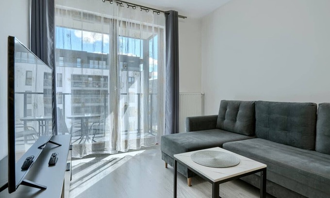 Zaspa Apartamento | Wrzeszcz Apt - Parking, Balcony&Gym - by Rentujemy