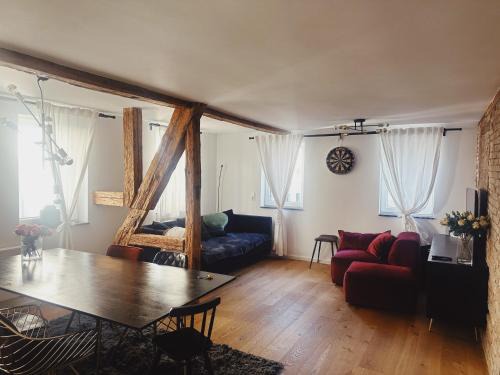 Schwaebisch Hall Apartamento | Wunderschöne Loftwohnung mit Dachterrasse