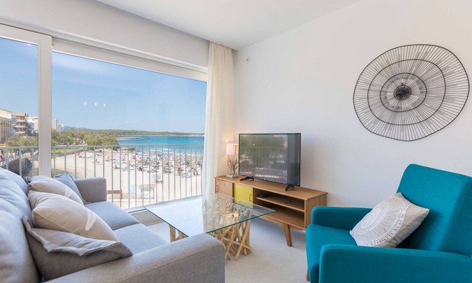 S'Illot-Cala Morlanda Apartamento | Ximet Mar - apartamento justo en la playa, aire acondicionado, internet